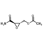 CAS 登录号：117069-16-6， [(2S,3R)-3-氨基甲酰-2-环氧乙烷基]甲基乙酸酯