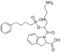CAS#: 117085-60-6, (2S)-1-[(2S)-6-Amino-2-(Hydroxy-(4-Phenylbutyl)Phosphoryl)Oxyhexanoyl]-2,3-Dihydroindole-2-Carboxylic Acid