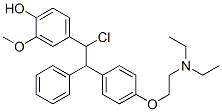 CAS 登录号:117095-65-5, 1-(4-(2-(二乙基氨基)乙氧基)-苯基)-1-(苯基)-2-(3-甲氧基-4-羟基苯基)-2-氯乙烷