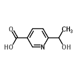 CAS#: 117107-58-1, 6-(1-Hydroxyethyl)Nicotinic Acid
