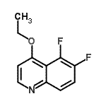 CAS 登录号：117201-02-2， 4-乙氧基-5,6-二氟喹啉