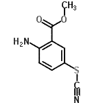 CAS 登录号：117324-16-0， 甲基2-氨基-5-硫氰酸基苯甲酸酯