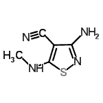 CAS#: 117377-36-3, 3-Amino-5-(Methylamino)-1,2-Thiazole-4-Carbonitrile
