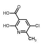 CAS#: 117449-75-9, 5-Chloro-6-Methyl-2-Oxo-1,2-Dihydro-3-Pyridinecarboxylic Acid