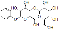 CAS 登录号：1175-37-7， (2R,3R,4S,5S,6R)-2-[(2R,3S,4R,5R,6R)-4,5-二羟基-2-(羟基甲基)-6-(苯氧基)四氢吡喃-3-基]氧基-6-(羟基甲基)四氢吡喃-3,4,5-三醇