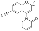 CAS 登录号:117545-11-6, 2,2-二甲基-4-(2-氧代吡啶-1-基)苯并吡喃-6-甲腈