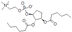 CAS#: 117549-94-7, [(1S,2S,3R)-2,3-Di(Hexanoyloxy)Cyclopentyl] 2-Trimethylazaniumylethyl Phosphate