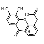 CAS 登录号：117570-93-1， 2-[2-(羧甲基)苯氧基]-3,4-二甲基苯甲酸
