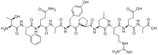 CAS 登录号：117592-22-0， L-苏氨酰-L-苯丙氨酰-L-谷氨酰胺酰-L-丙氨酰-L-酪氨酰-L-脯氨酰-L-亮氨酰-L-精氨酰-L-alpha-谷氨酰-L-丙氨酸