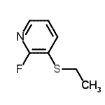 CAS 登录号：117670-97-0， 3-(乙硫基)-2-氟吡啶