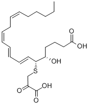 CAS#: 117675-20-4, 5S-Hydroxy-6R-(S-(2-Oxo-3-Thiopropionyl))-7E,9E,11Z,14Z-Eicosatetraenoic Acid
