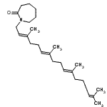 CAS#: 117694-78-7, 1-[(2E,6E,10E)-3,7,11,15-Tetramethyl-2,6,10,14-Hexadecatetraen-1-Yl]-2-Azepanone