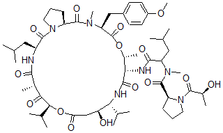 CAS 登录号：117710-03-9， Nordidemnin B