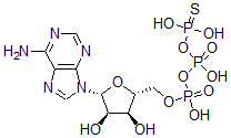 CAS 登录号：117750-47-7， alpha-硫代腺苷三磷酸酯