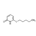 CAS 登录号：117765-17-0， 6-(戊基硫基)-2(1H)-吡啶酮