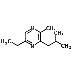 CAS#: 117783-43-4, 5-Ethyl-3-Isobutyl-2-Methylpyrazine