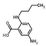 CAS#: 117821-63-3, 5-Amino-2-(Butylamino)Benzoic Acid