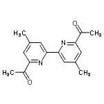 CAS 登录号：117873-75-3， 1,1'-(4,4'-二甲基-2,2'-联吡啶-6,6'-二基)二乙酮
