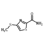 CAS#: 117884-17-0, 4-(Methylsulfanyl)-1,3-Thiazole-2-Carboxamide