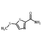 CAS#: 117887-04-4, 5-(Methylsulfanyl)-1,3-Thiazole-2-Carboxamide