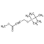 CAS#: 117968-51-1, Methyl 4-{[Dimethyl(2-Methyl-2-Propanyl)Silyl]Oxy}-2-Butynoate