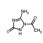 CAS#: 118025-67-5, 1-(5-Amino-3-Thioxo-2,3-Dihydro-1H-1,2,4-Triazol-1-Yl)Ethanone
