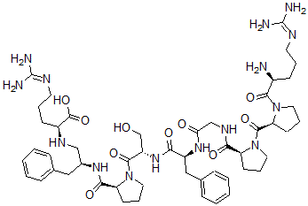 CAS 登录号：118122-39-7， 苯丙氨酰(8)-Psi-(甲基氨基)-精氨酸(9)-血管舒缓激肽