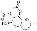 CAS 登录号：118139-63-2， (R)-4,6-O-乙亚基-B-D-吡喃葡萄糖 2,3-二乙酸酯