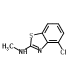 CAS#: 118221-28-6, 4-Chloro-N-Methyl-1,3-Benzothiazol-2-Amine