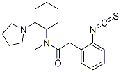 CAS 登录号：118243-28-0， 2-异硫氰酸基-N-甲基-N-(2-(1-吡咯烷基)环己基)苯乙酰胺