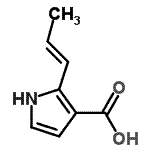 CAS#: 118316-03-3, 2-[(1E)-1-Propen-1-Yl]-1H-Pyrrole-3-Carboxylic Acid