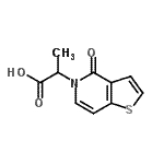 CAS#: 118376-65-1, 2-(4-Oxothieno[3,2-c]Pyridin-5(4H)-Yl)Propanoic Acid