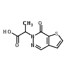 CAS#: 118376-66-2, 2-(7-Oxothieno[2,3-d]Pyridazin-6(7H)-Yl)Propanoic Acid