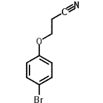 CAS 登录号：118449-57-3， 3-(4-溴苯氧基)丙腈
