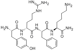 CAS#: 118476-85-0, (2S)-6-Amino-2-[[(2S)-2-[[(2R)-2-[[(2S)-2-Amino-3-(4-Hydroxyphenyl)Propanoyl]Amino]-5-(Diaminomethylideneamino)Pentanoyl]Amino]-3-Phenylpropanoyl]Amino]Hexanamide