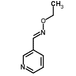 CAS 登录号：118562-01-9， (E)-N-乙氧基-1-(3-吡啶基)甲亚胺