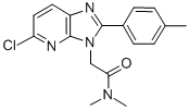 CAS#: 118697-12-4, 5-Chloro-N,N-Dimethyl-2-(4-Methylphenyl)-3H-Imidazo(4,5-b)Pyridine-3-Acetamide
