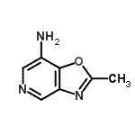 CAS 登录号：118767-90-1， 2-甲基[1,3]恶唑并[4,5-c]吡啶-7-胺