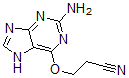 CAS#: 118822-55-2, 3-[(2-Amino-7H-purin-6-yl)oxy]propionitrile