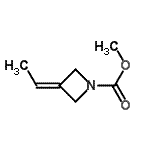 CAS 登录号：118973-04-9， 甲基3-亚乙基-1-吖丁啶羧酸酯