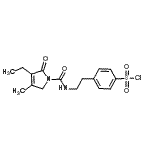 CAS#: 119043-16-2, 4-(2-{[(3-Ethyl-4-Methyl-2-Oxo-2,5-Dihydro-1H-Pyrrol-1-Yl)Carbonyl]Amino}Ethyl)Benzenesulfonyl Chloride