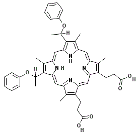 CAS 登录号：119052-81-2， 血卟啉二苯基醚