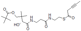 CAS 登录号：119072-37-6， 3-戊炔酰-S-泛酰巯基乙胺-11-特戊酸酯