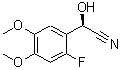 CAS 登录号：119085-63-1， (2R)-(2-氟-4,5-二甲氧基苯基)(羟基)乙腈