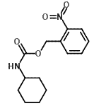CAS 登录号：119137-03-0， 2-硝基苄基环己基氨基甲酸酯