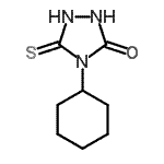 CAS#: 119185-58-9, 4-Cyclohexyl-5-Sulfanyl-2,4-Dihydro-3H-1,2,4-Triazol-3-One
