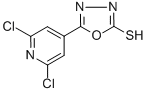 CAS#: 119221-62-4, 5-(2,6-Dichloro-4-Pyridyl)-1,3,4-Oxadiazole-2-Thiol