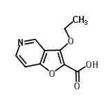 CAS 登录号：119292-92-1， 3-乙氧基呋喃并[3,2-c]吡啶-2-羧酸
