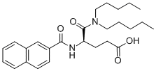 CAS 登录号：119363-62-1， 5-(二戊基氨基)-4-(萘-2-羰基氨基)-5-氧代戊酸
