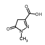 CAS#: 119376-60-2, 1-Methyl-5-Oxo-4,5-Dihydro-1H-Pyrazole-3-Carboxylic Acid